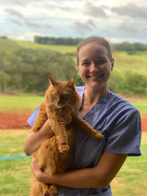 Dr Giné Torre from the village vet
